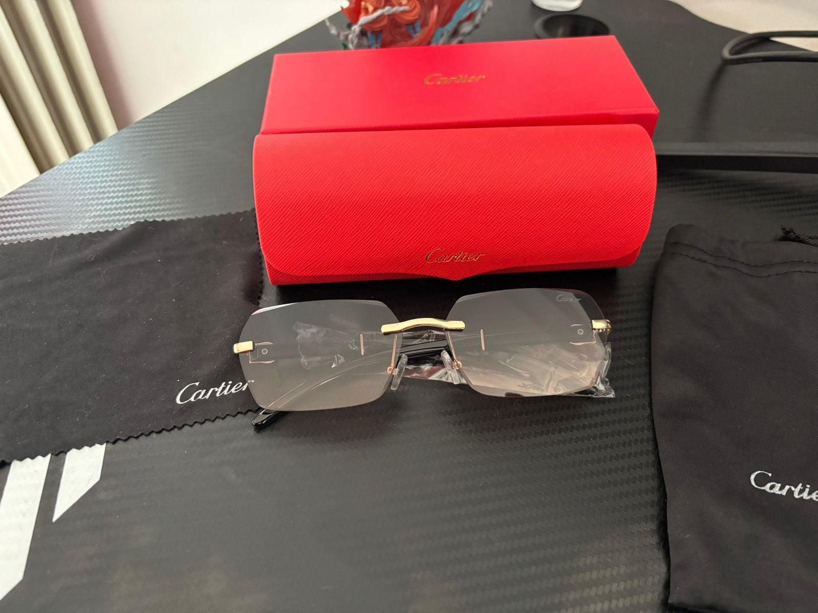 Lunettes de soleil, Envoi, Neuf, Noir, Lunettes de soleil