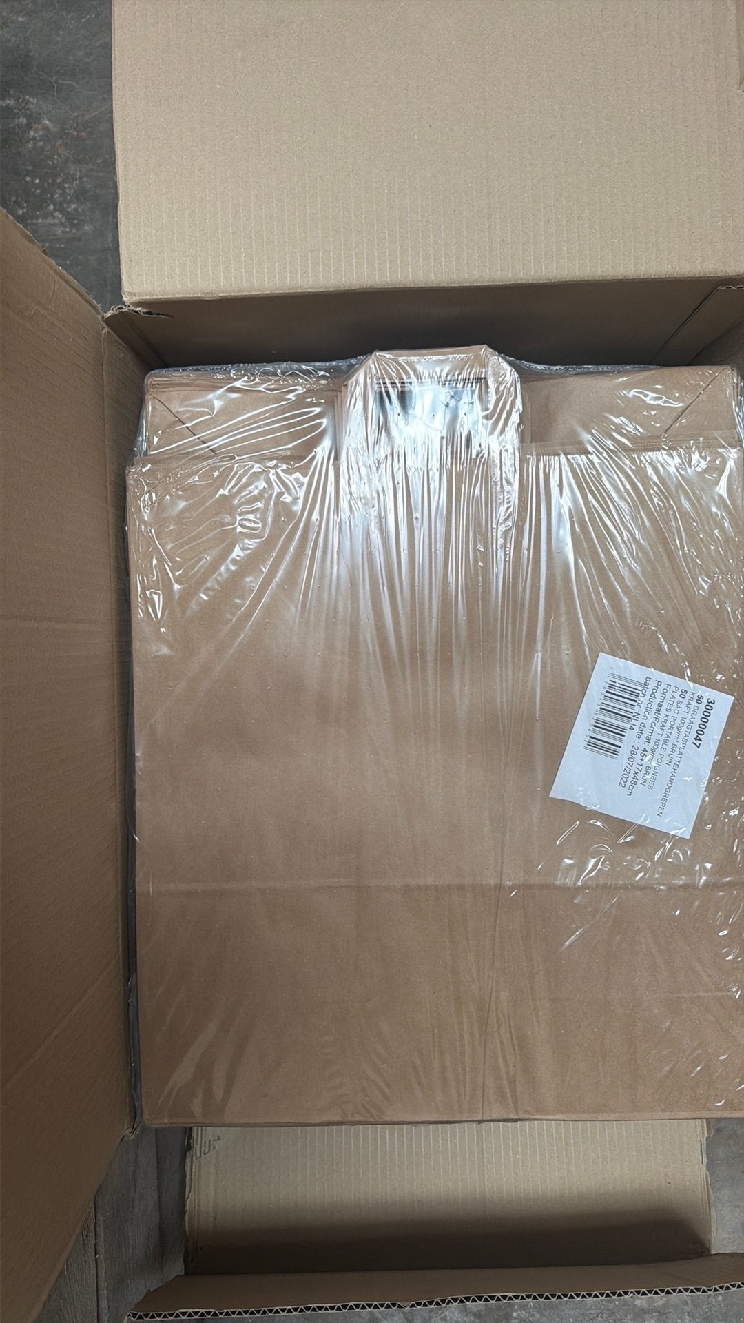 Sac fourre-tout en papier, Enlèvement, Neuf