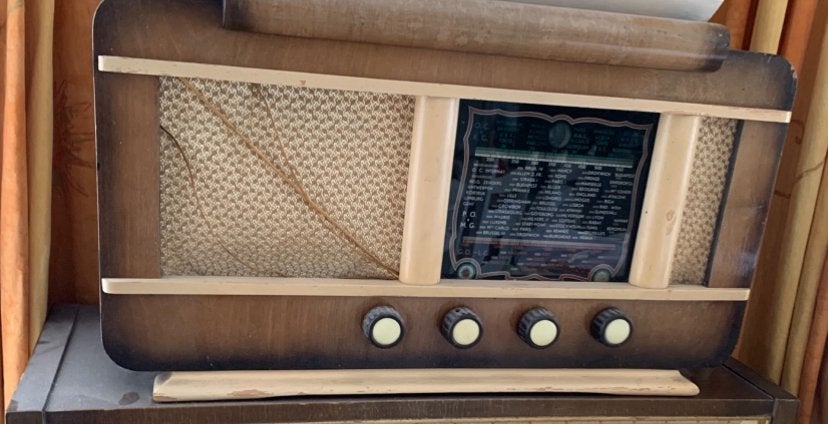 Buizenradio jaren 40, Ophalen, Gebruikt, Radio