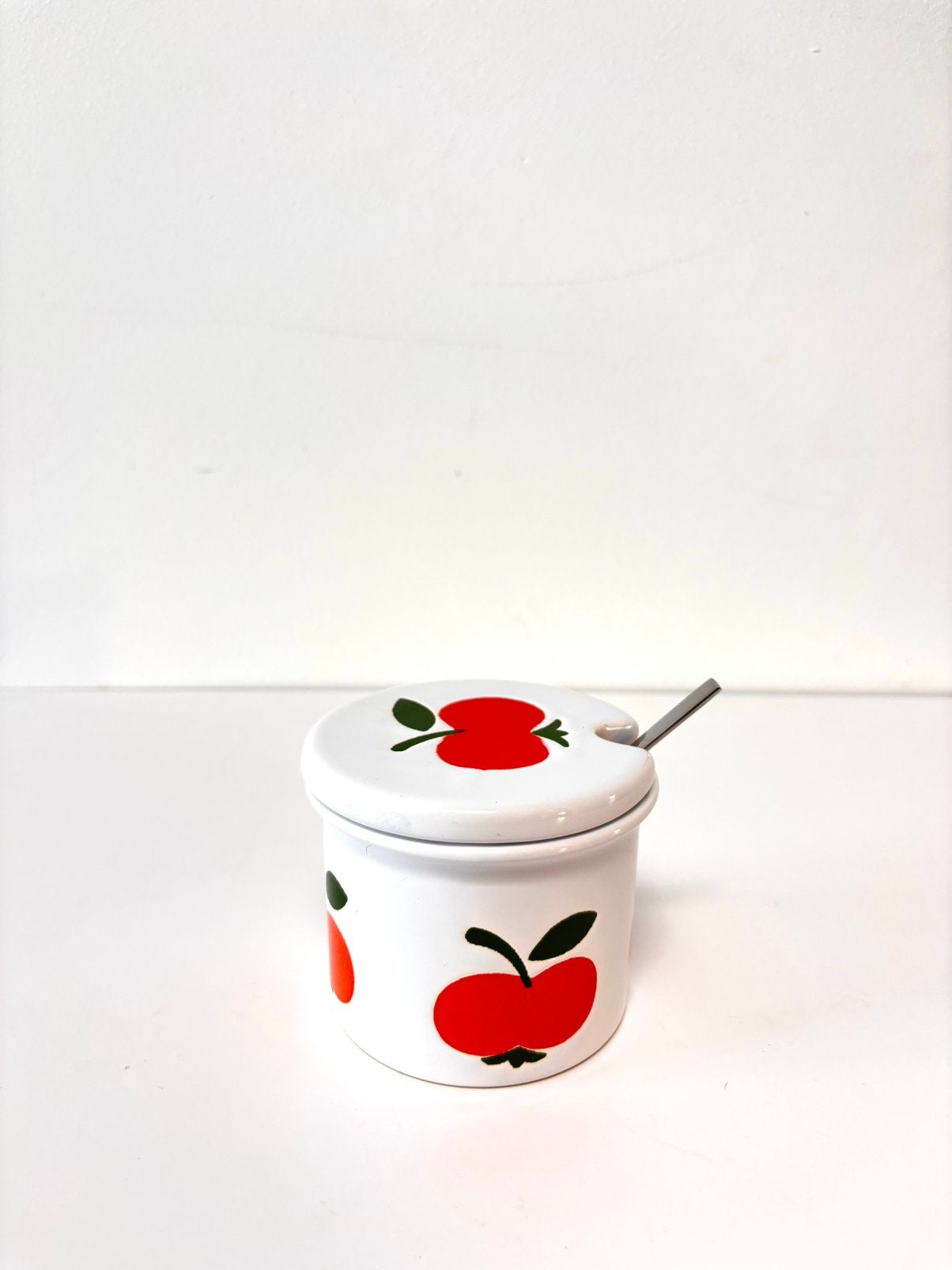 Vintage keramisch jampotje/voorraadpotje, Ophalen, Overige merken, Keramiek, Overige typen