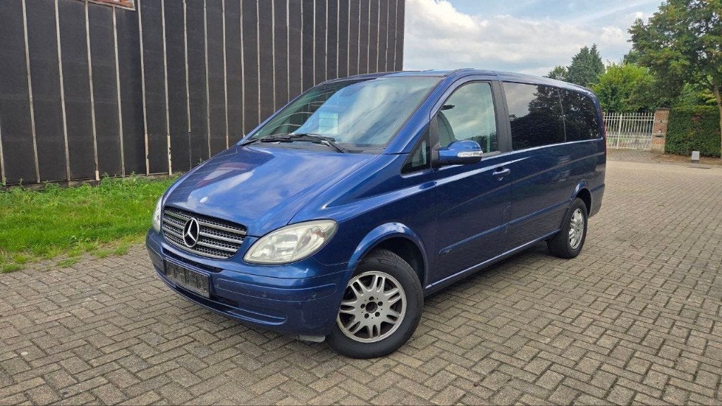 Mercedes Benz Viano 2.2 CDI van 2008, 6 zit, Auto's, Automaat, Monovolume, Blauw, Bedrijf