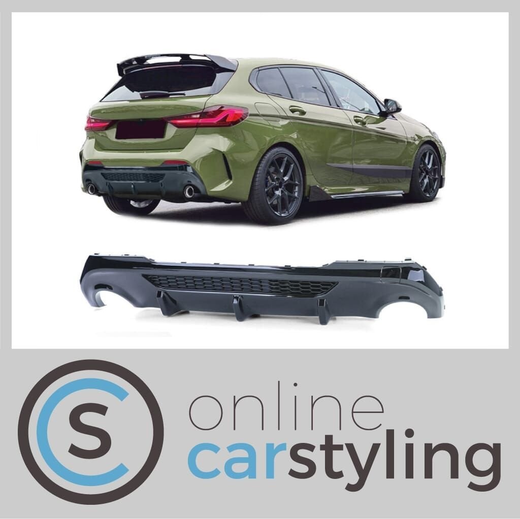 Achterbumper Diffuser BMW 1-Serie F40 Carbon Look, Auto-onderdelen, -, -, Nieuw, Ophalen of Verzenden