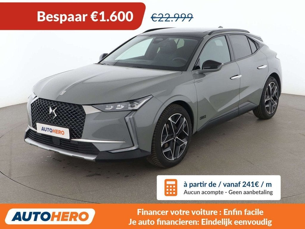 DS Automobiles DS 4 1.2 PureTech Cross Rivoli (automatique), Autos, DS, Cuir, Argent ou Gris, Achat, 139 g/km