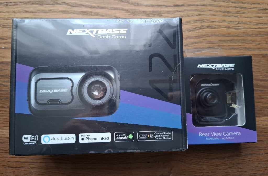 Nextbase 422GW dashcams 100% nieuw - gratis achtercamera, Ophalen of Verzenden, Nieuw