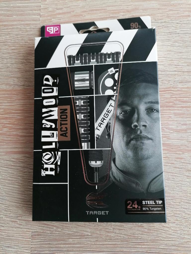 Target Chris Dobey Hollywood Action Swiss Point 90% 24 gram., Sport en Fitness, Darts, Ophalen of Verzenden, Zo goed als nieuw