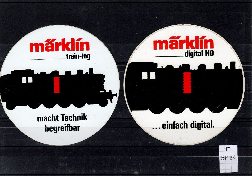 2 stickers van Märklin, Verzenden, Nieuw, Trein, Overige typen