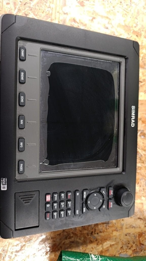 simrad ns8 en 12(onderdelen), Enlèvement ou Envoi, Utilisé, Traceur de carte ou Détecteur de poisson