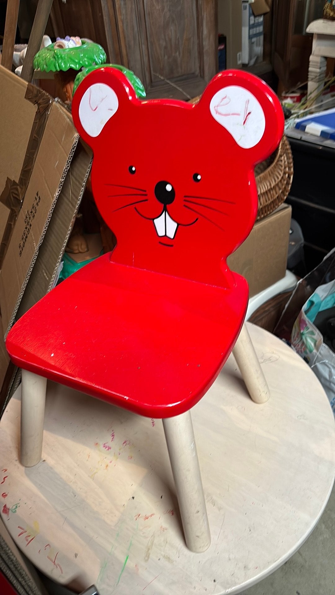 Chaise et table enfant Bois, Enlèvement, Comme neuf