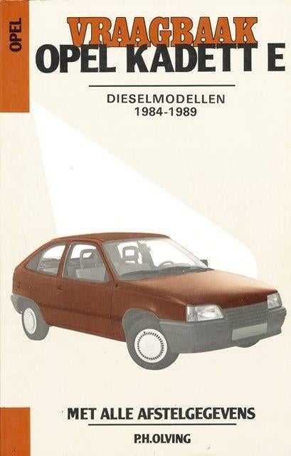 (a32) Opel Kadett E dieselmodellen 1984-1989, Boeken, Auto's | Boeken, Verzenden, Gelezen, Opel