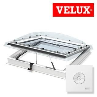 Platdakvenster koepel velux, Ophalen