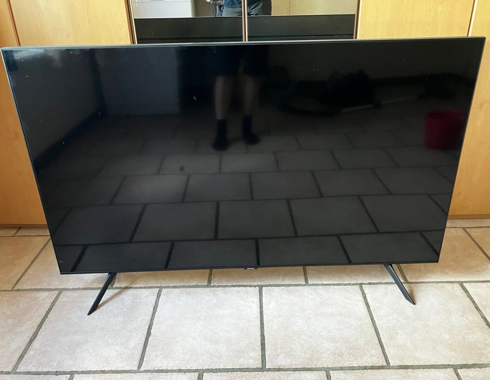 Samsung QLED 55inch smart tv, QLED, 40 à 60 cm, Comme neuf, Enlèvement