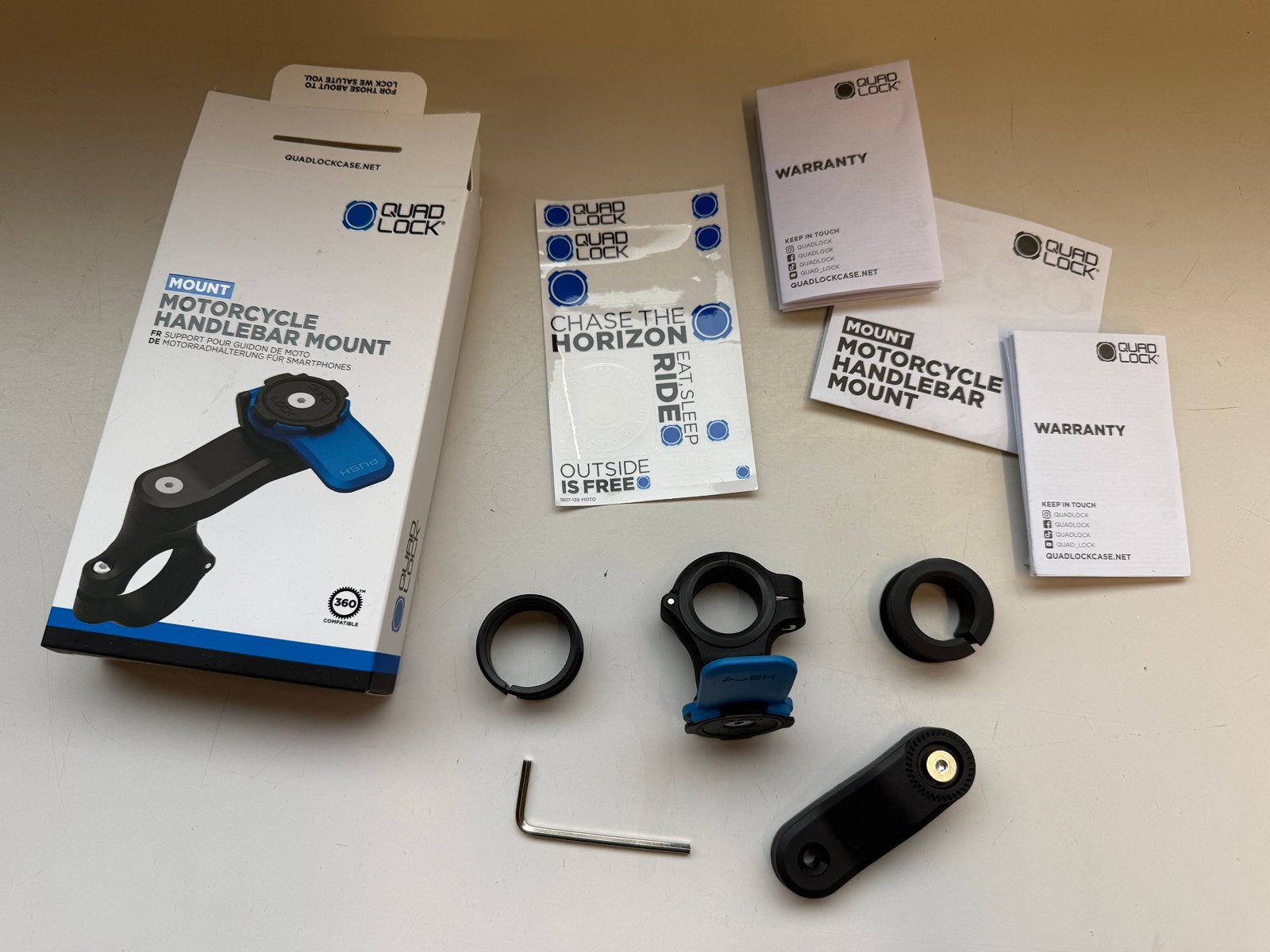 Support de volant Quadlock GSM universel, Enlèvement ou Envoi, Comme neuf