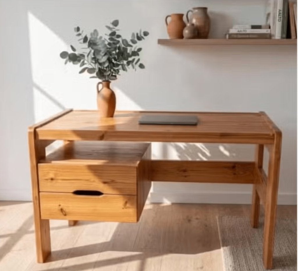 vintage scandinavisch bureau, Huis en Inrichting, Scandinavisch, Ophalen