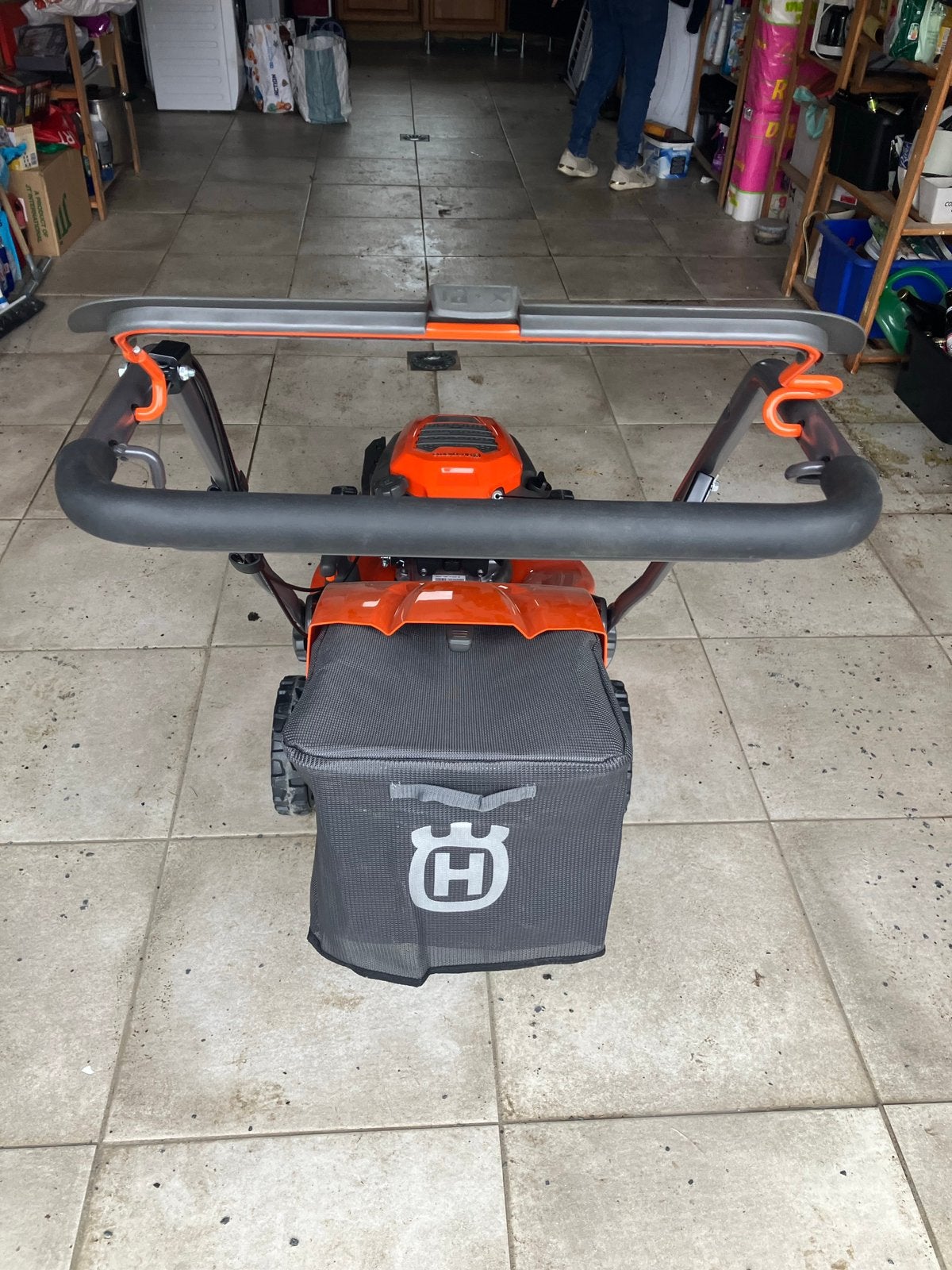 Av tondeuse thermique husvarna pro, Jardin & Terrasse, Enlèvement, Comme neuf
