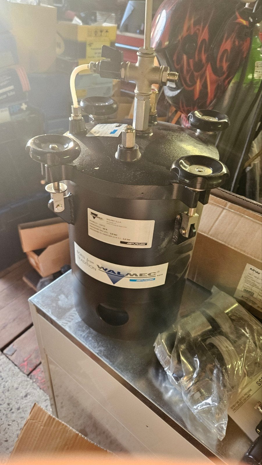 Walmec ssp10 verf drukvat, Ophalen, Verf