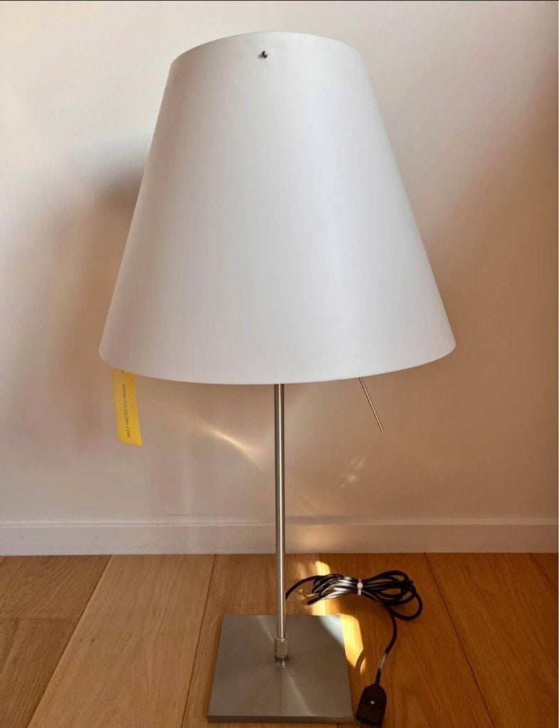 Lampe de table design Luce Plan Costanzina, Réglable, Enlèvement ou Envoi, Blanc, Synthétique