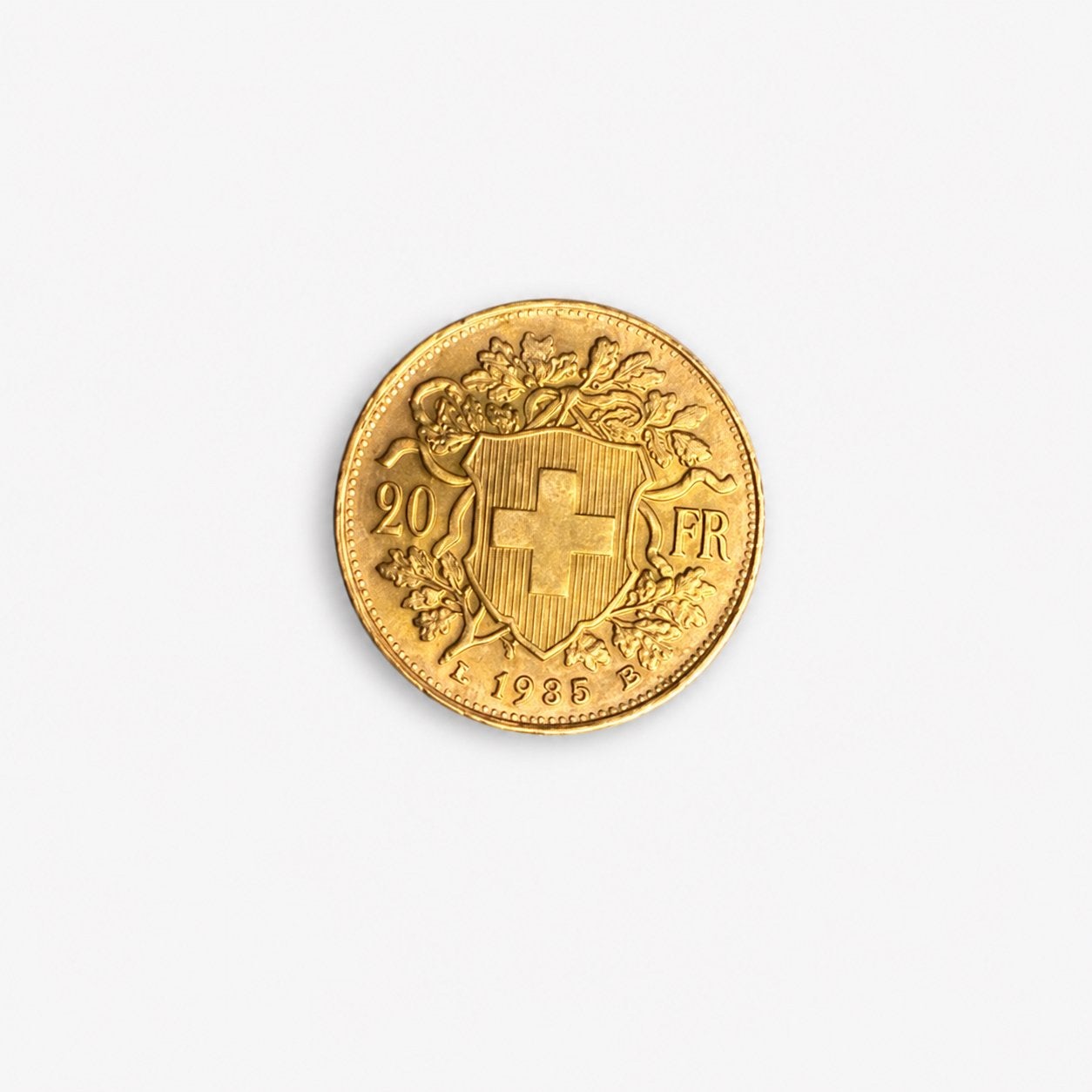 Or suisse 20 francs Vreneli Helvetia L1935B — or 900, Enlèvement ou Envoi, Autres pays, Or