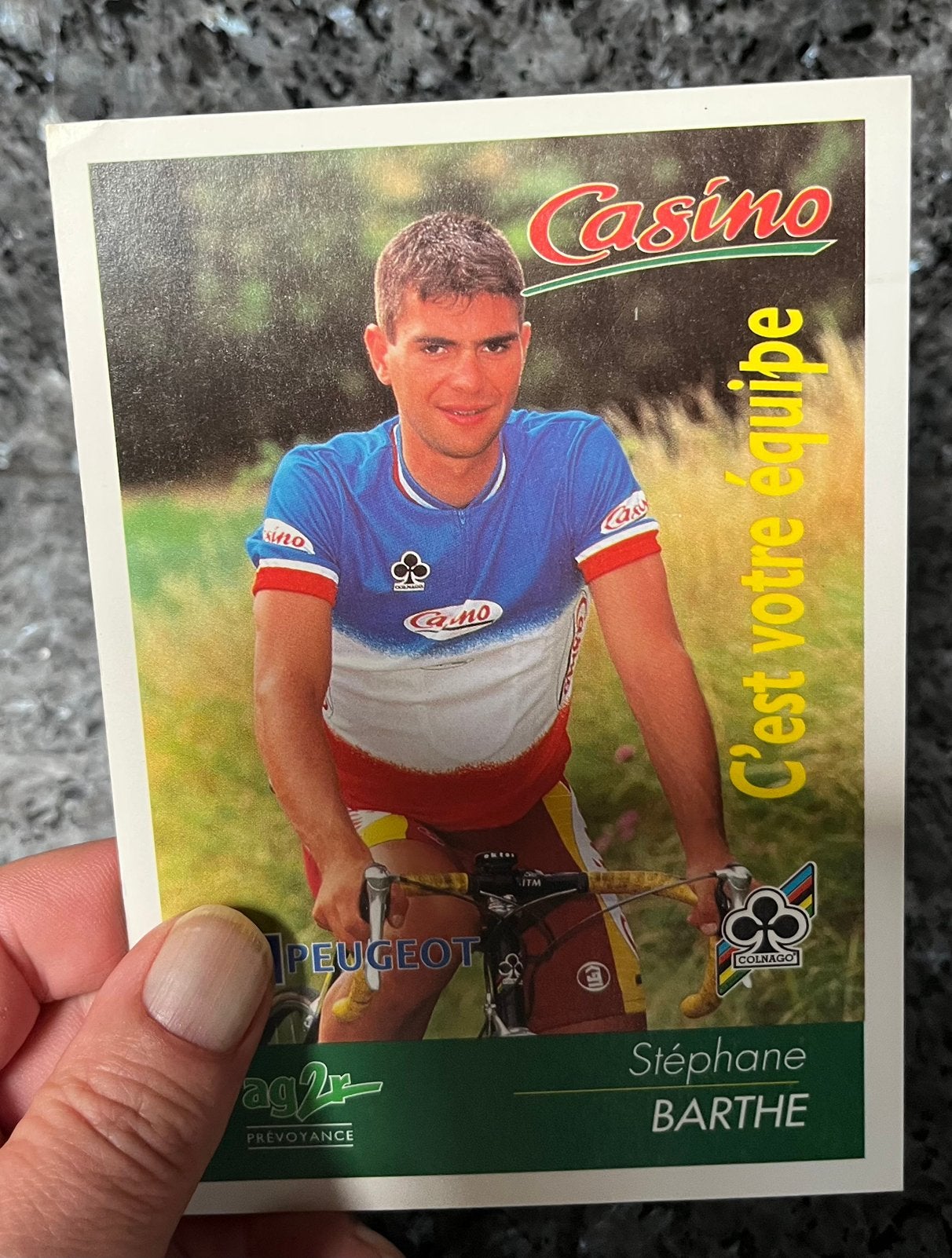 Wielrenner Stéphane Barthe kampioen van Frankrijk, Verzamelen, Ophalen, Zo goed als nieuw