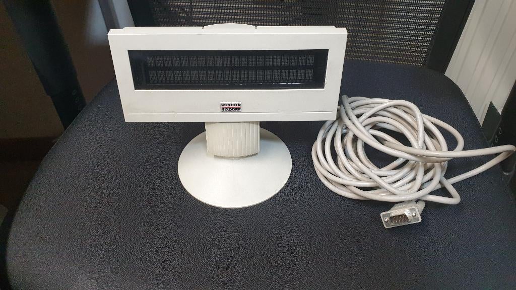 jw1395: Wincor Nixdorf VFD VF- display 2x20CHR itron, Ophalen of Verzenden, Gebruikt