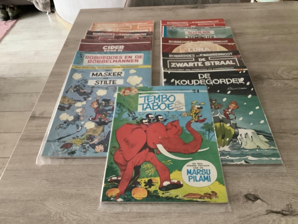 Robbedoes en Kwabbernoot verschillende strips, Livres, BD, Comme neuf, Plusieurs BD, Enlèvement ou Envoi