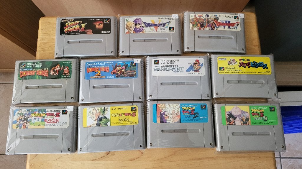 Lot de jeux Super Famicom japonais (imports), Ophalen, Gebruikt