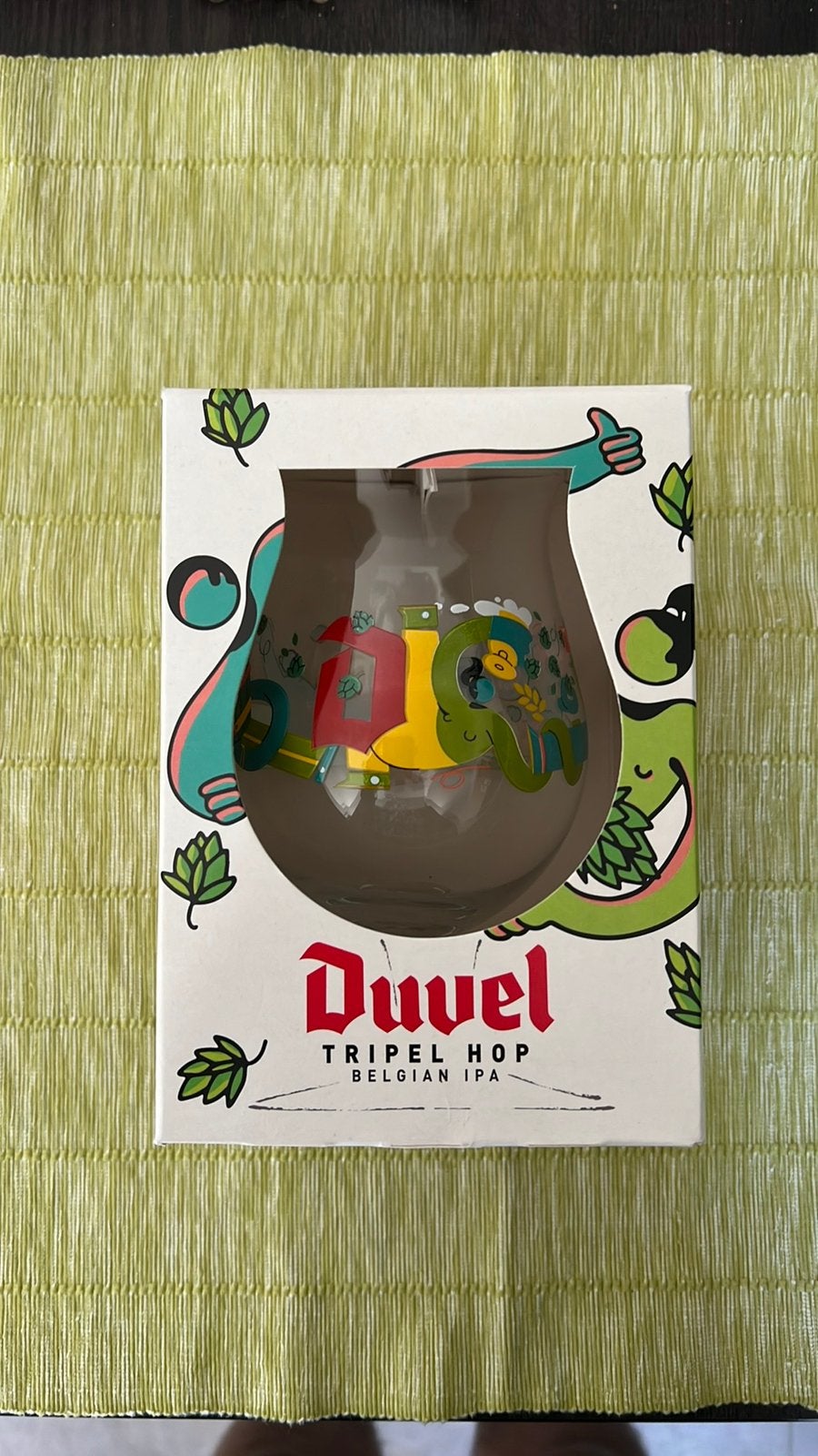 Duvel Tripel Hop glas, Verzamelen, Ophalen, Nieuw, Glas of Glazen, Duvel