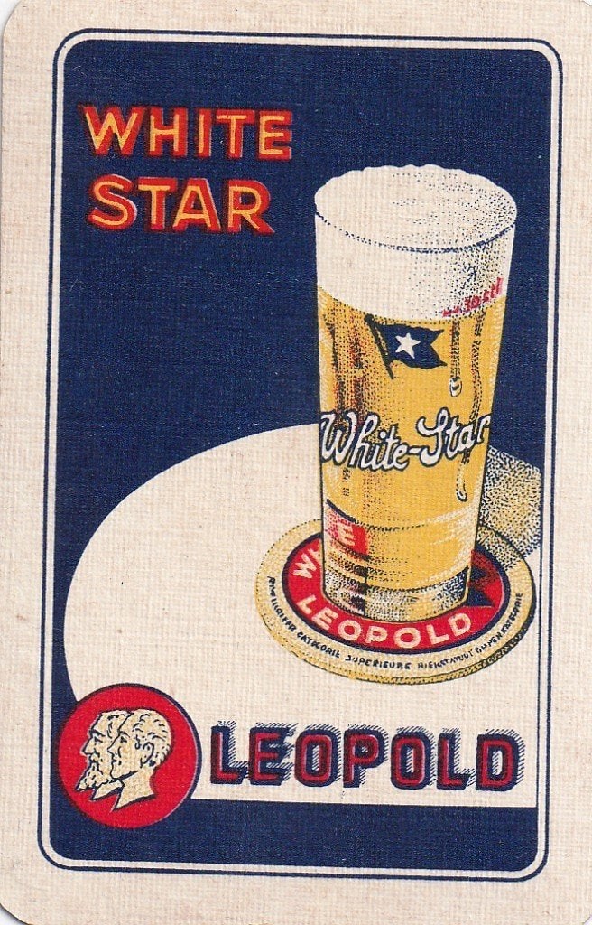 3 / S K BIER LEOPOLD WHITE STAR, Verzamelen, Ophalen of Verzenden, Nieuw, Speelkaart(en)