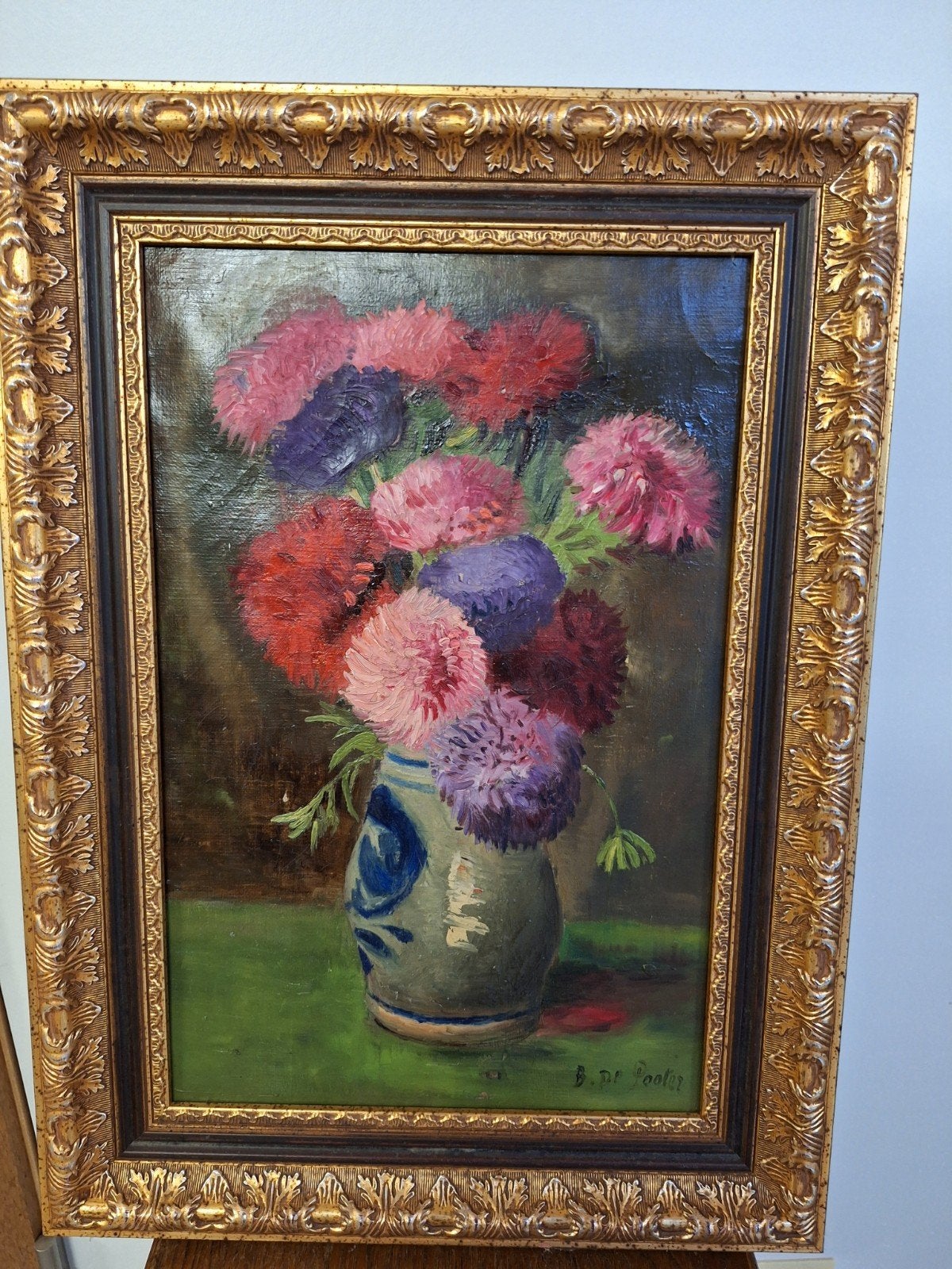 schilderij de pooter, Ophalen