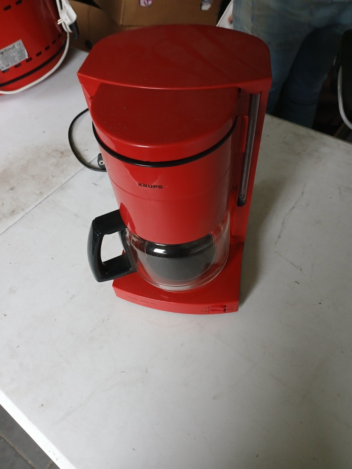 koffiezetapparaat, Ophalen