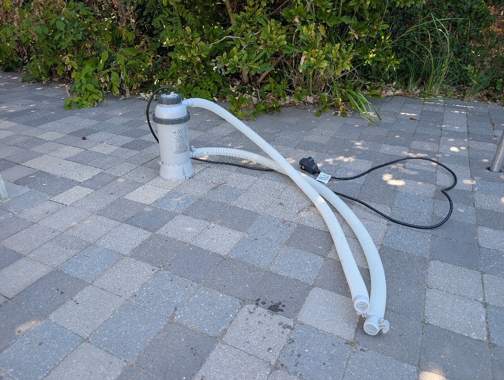 Elektrische verwarming zwembad, Ophalen, Zo goed als nieuw, Verwarming