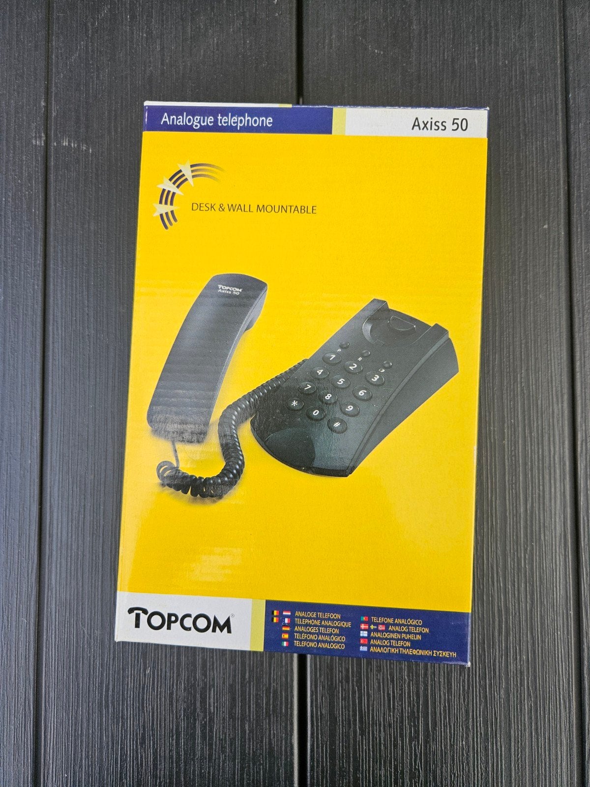 Topcom Axiss 50 analoge vaste telefoon, Télécoms, Téléphones fixes | Filaires, Enlèvement ou Envoi, Neuf