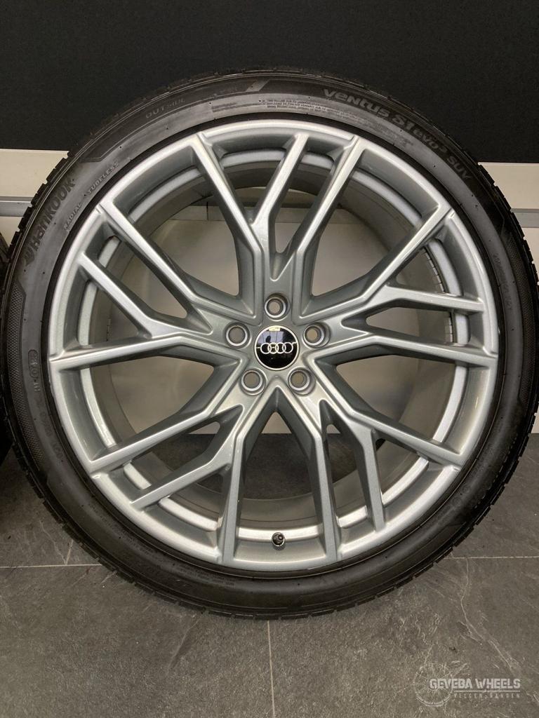 21” originele Audi Q4 Etron RS velgen banden breedset 5x112, Gebruikt, -, -, Banden en Velgen