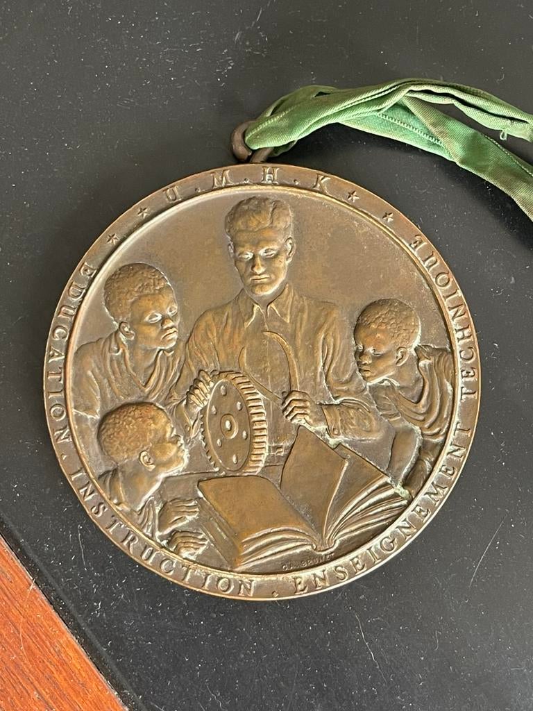 Medaille en bronze ancienne, Antiquités & Art, Enlèvement