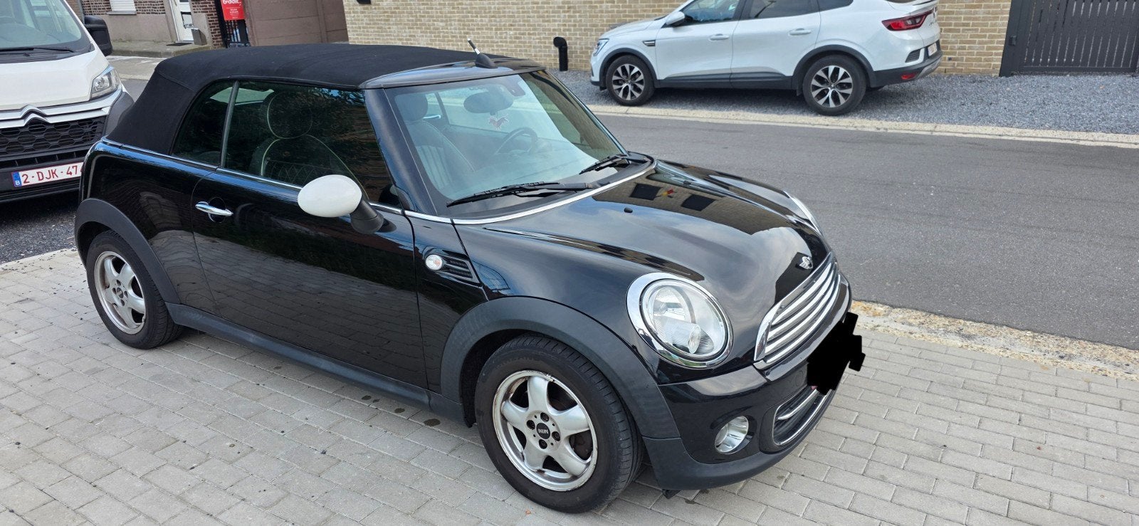Mini cooper cabrio 1.6i benzine, Auto's, Mini, Lederen bekleding, Particulier, Te koop, Cabrio