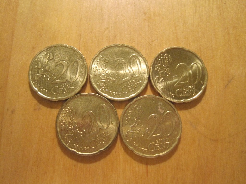 Euro Munten Duitsland, Timbres & Monnaies, Envoi, Allemagne, 20 centimes, Série