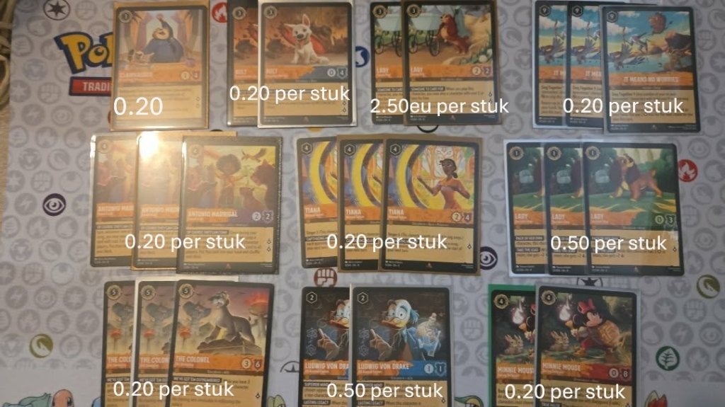 Disney Lorcana - Rares - Set 8, Enlèvement, Comme neuf, Plusieurs cartes, Foil
