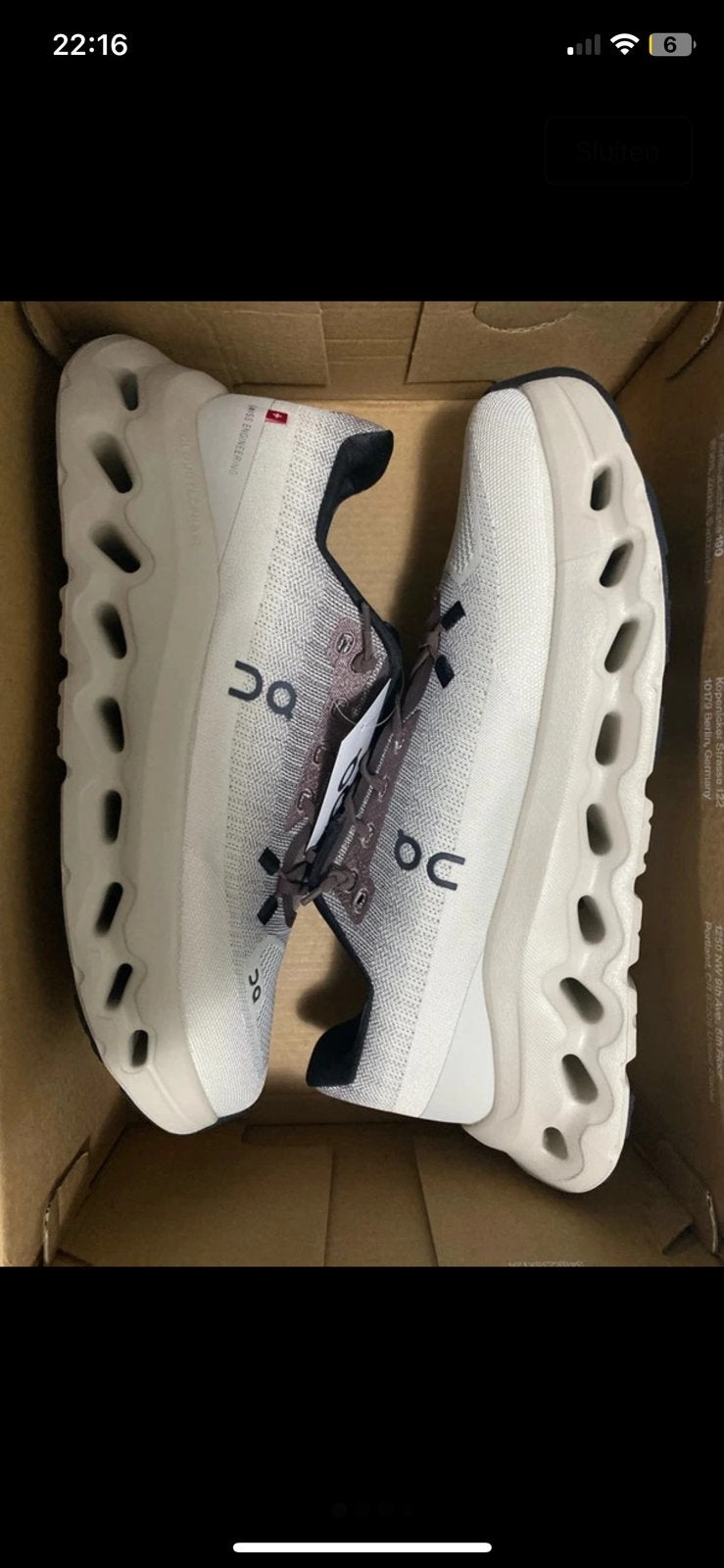 Chaussures On Cloud, Vêtements | Hommes, Enlèvement ou Envoi, Comme neuf, Baskets, Noir