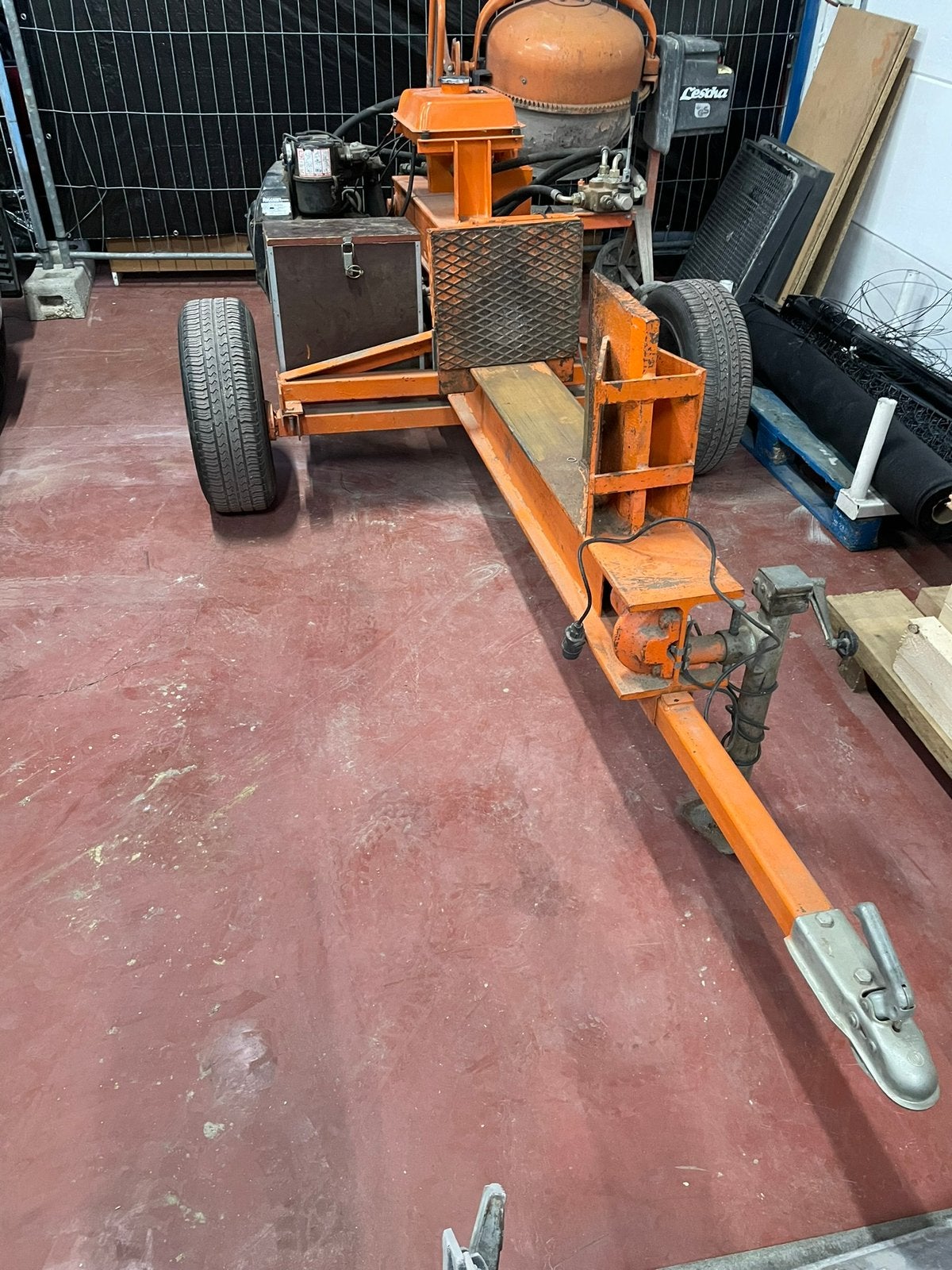 Kliefmachine diesel motor, Ophalen