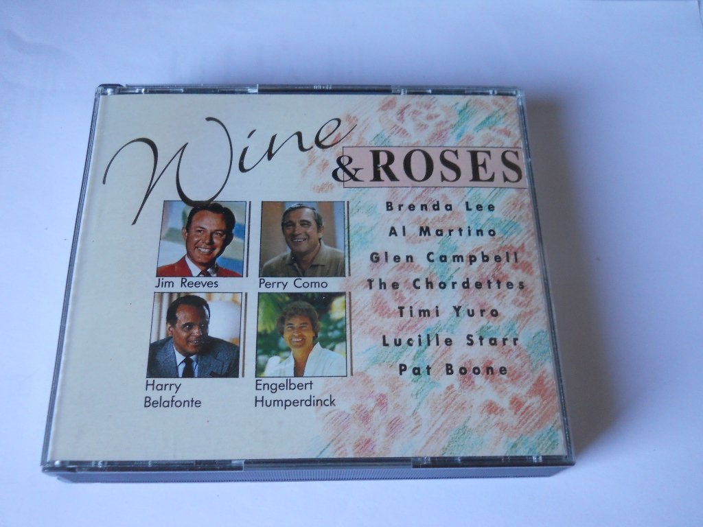 2 CD BOX - WINE & ROSES, Boxset, Ophalen of Verzenden, Zo goed als nieuw, Pop