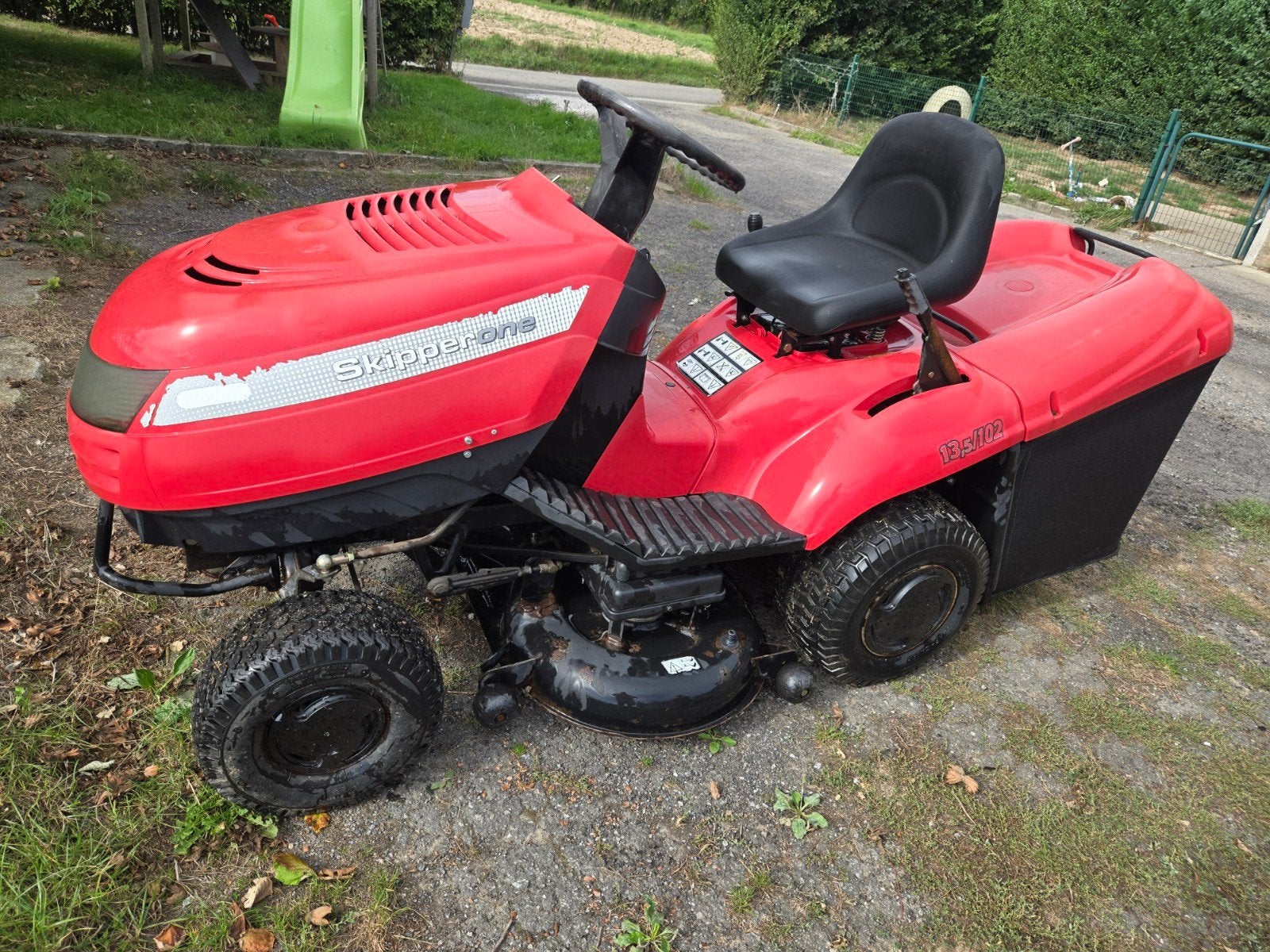 Tracteur tondeuse, Jardin & Terrasse, Brigg's & stratton, Enlèvement, 90 à 120 cm, Démarrage électrique