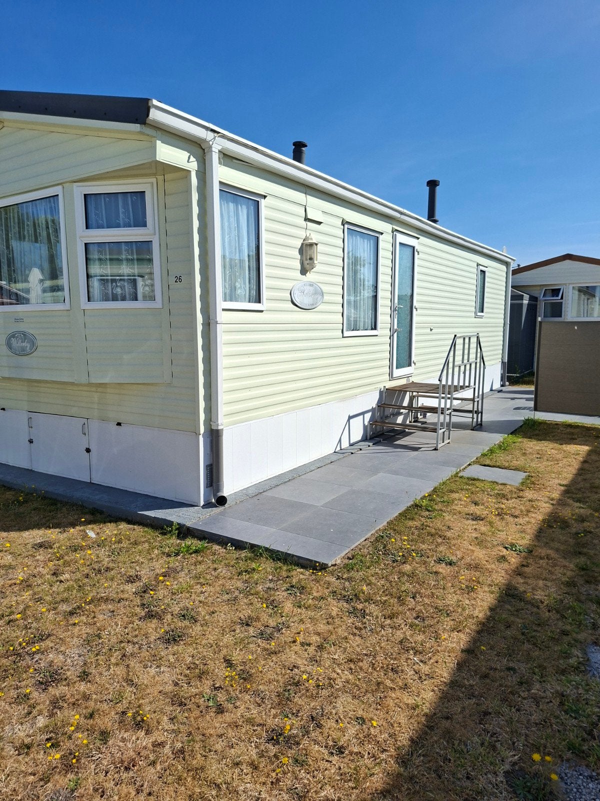 mooie caravan  10 m op 3.80 m, Caravanes & Camping, Caravanes, Douche, Particulier, 8 mètres et plus, Jusqu'à 4