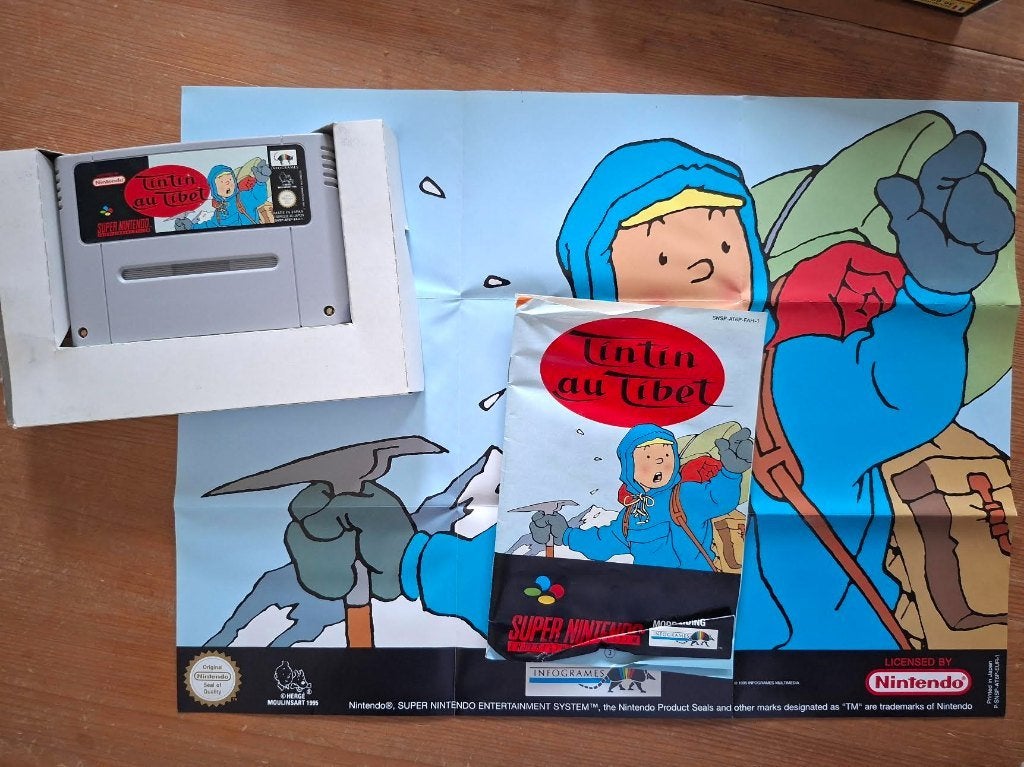 Tintin au Tibet, Ophalen, Kuifje, Gebruikt, Boek of Spel