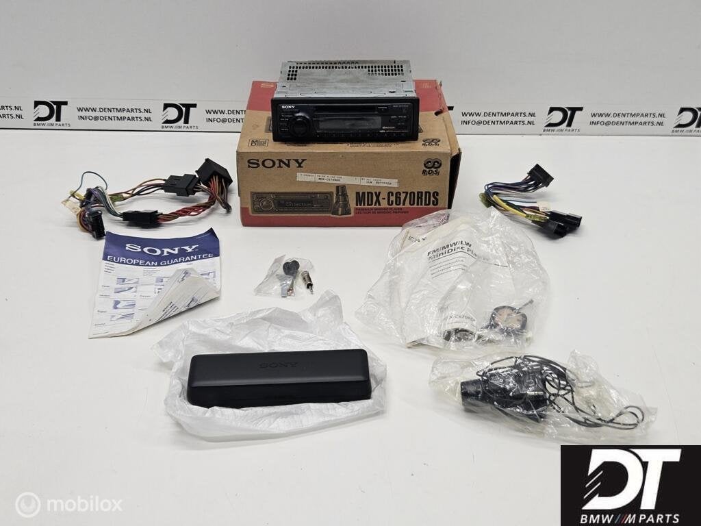 Sony autoradio minidisc MDX-C670RDS, Nieuw, Ophalen of Verzenden
