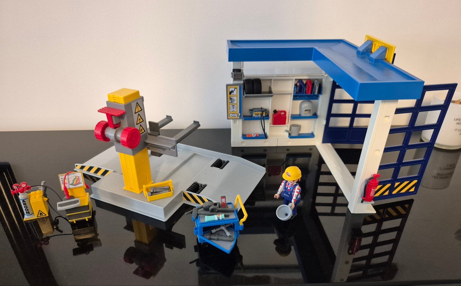 Playmobile - garage, Kinderen en Baby's, Ophalen