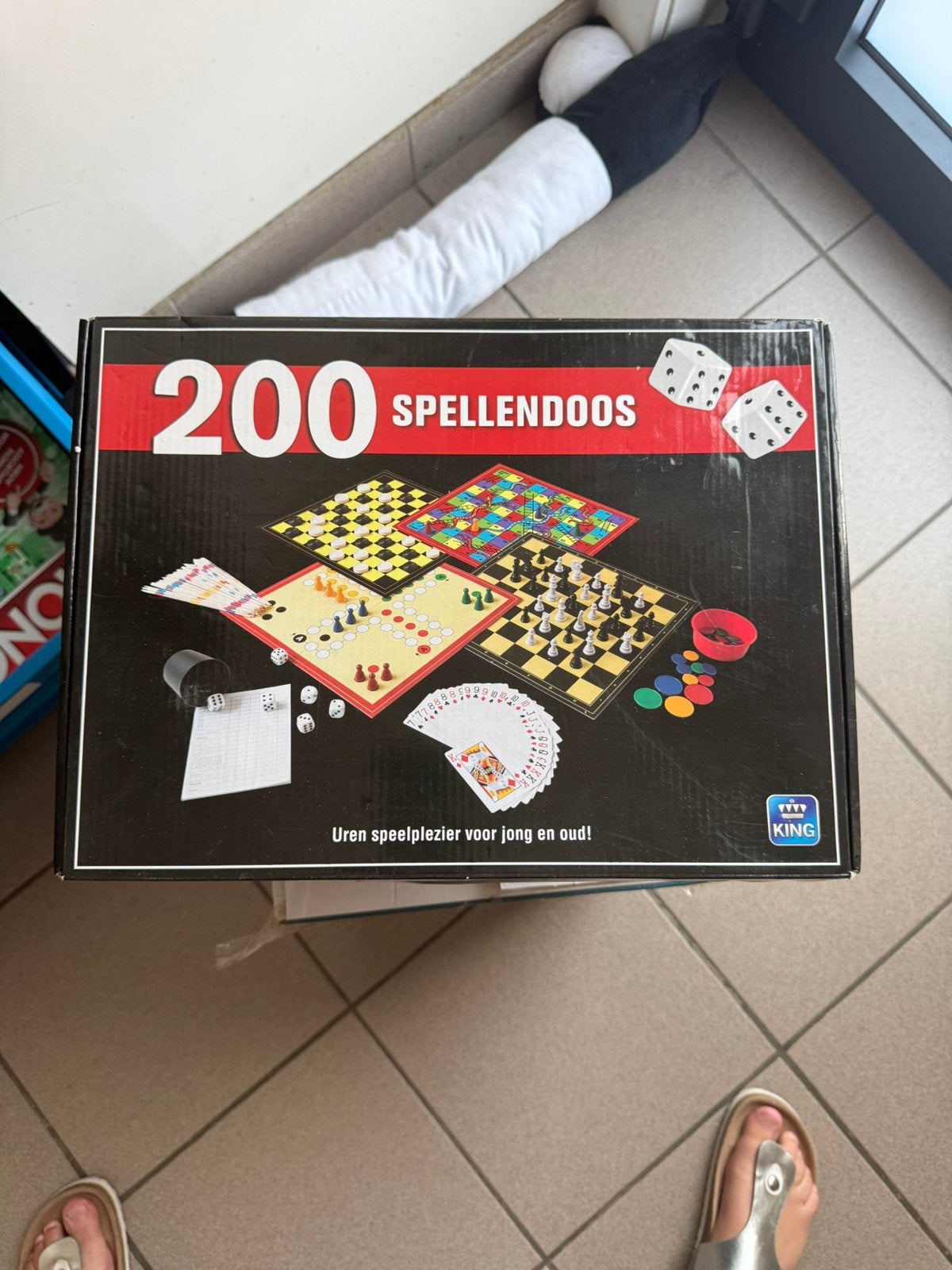 200 spellendoos, Ophalen, Zo goed als nieuw