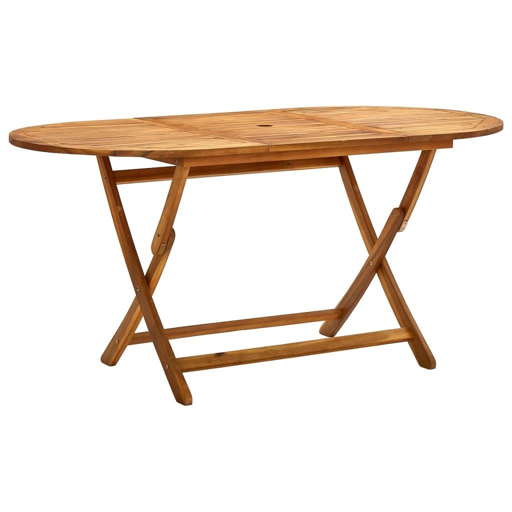 Tuintafel + 4 stoelen massief hout nieuw alles nog, Tuin en Terras, Tuintafels, Ophalen, Nieuw, Hout