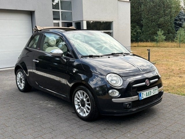 Fiat 500 Cabrio 0,9 Twinair -Airco -140918km -1 j. garantie, Autos, Achat, Euro 6, Entreprise, Cabriolet