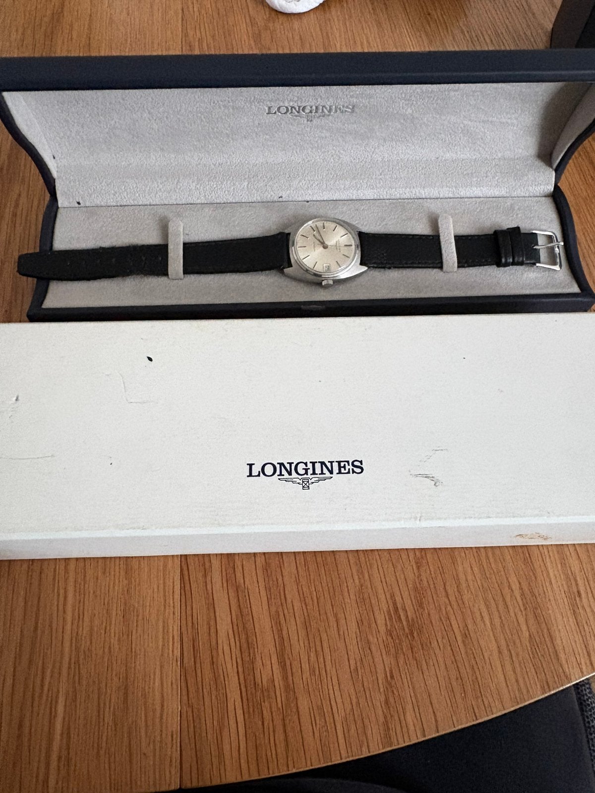 Longines Automatic, Bijoux, Sacs & Beauté, Montres | Anciennes | Antiquités, Enlèvement, Acier, Montre-bracelet, Longines