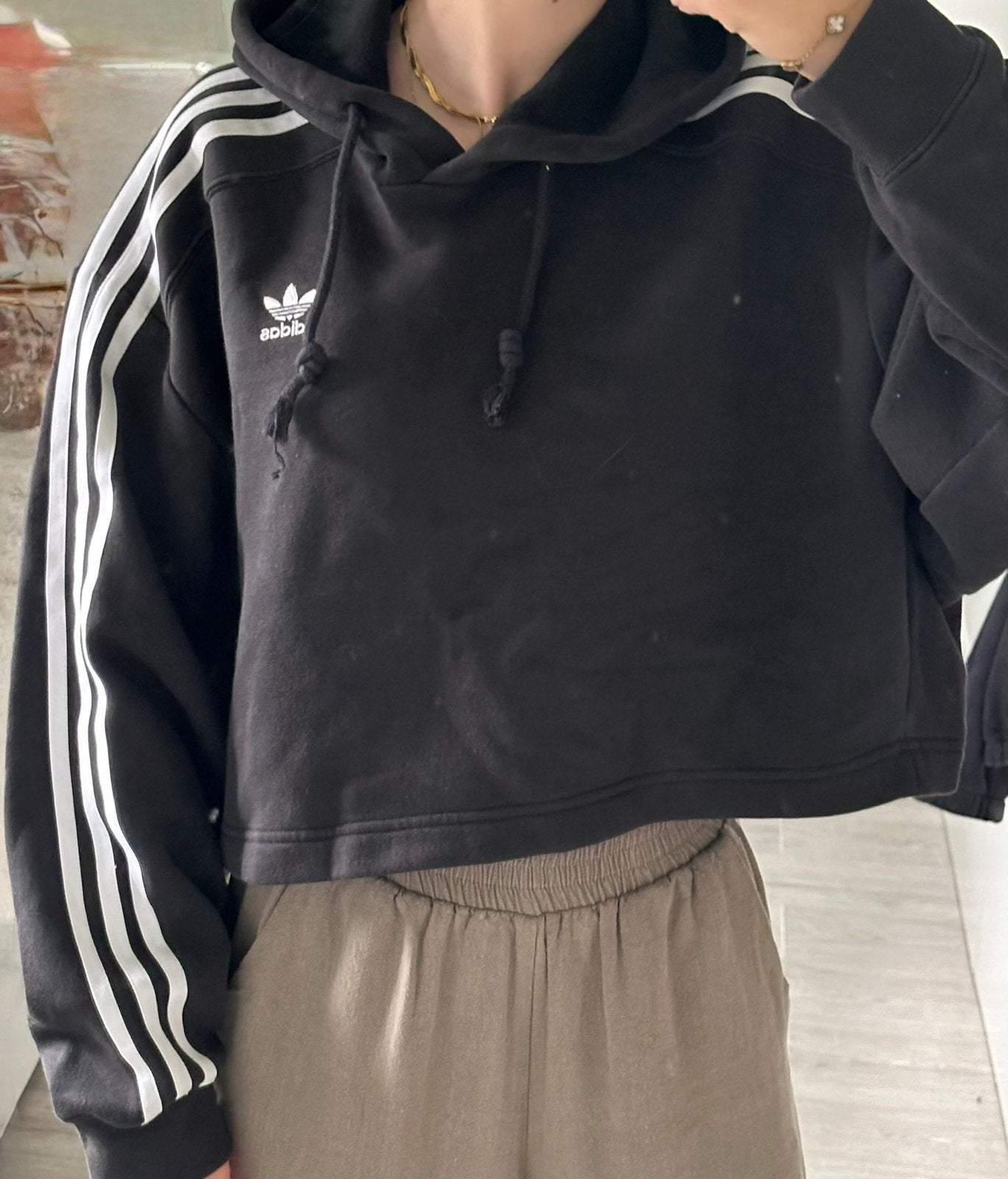 Trui adidas, Kleding | Dames, Sportkleding, Verzenden, Zwart, Overige typen, Zo goed als nieuw