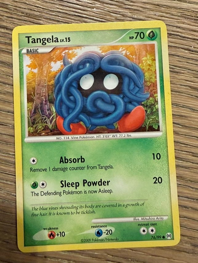 Pokémon Tangela 76-77/99 – Platinum Arceus 2009, Enlèvement ou Envoi, Comme neuf